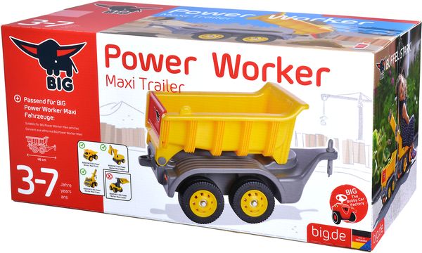 BIG - Power Worker Maxi Anhänger mit Anhängerkupplung