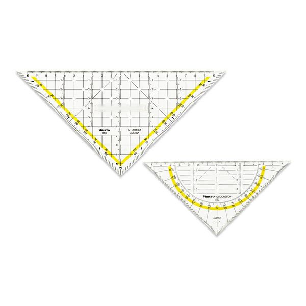 Produktbild: ARISTO Geocover 3 in 1 Geo und TZ Dreieck lavender, 1 x AR1552 und AR1650/2
