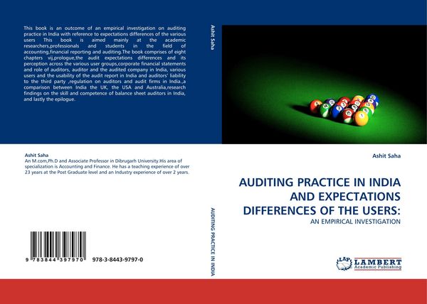 Produktbild: Auditing Practice in India and Expectations Differences Of The Users: