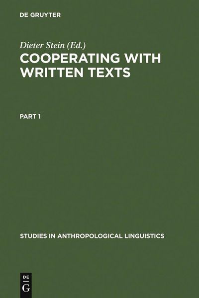 Produktbild: Cooperating with Written Texts