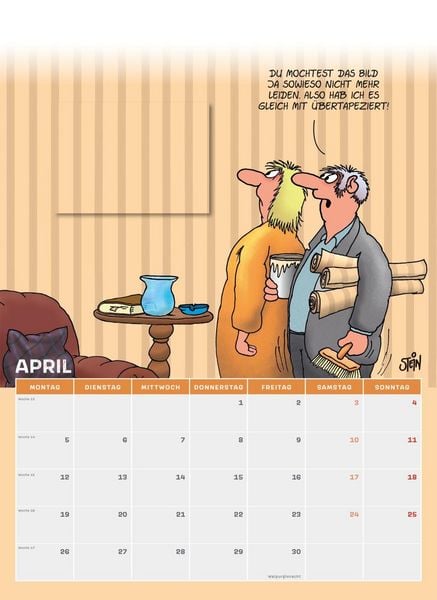 Produktbild: Uli Stein M&auml;nner Kalender 2027: Monatskalender f&uuml;r die Wand
