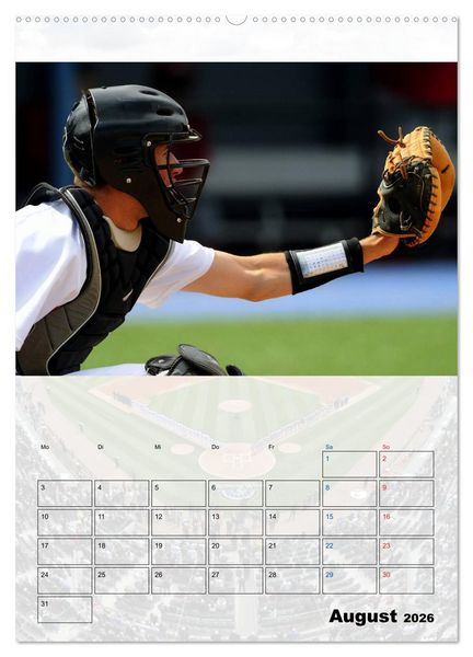 Produktbild: Kultsport Baseball (hochwertiger Premium Wandkalender 2026 DIN A2 hoch), Kunstdruck in Hochglanz