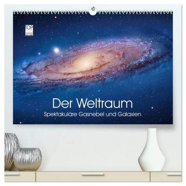 Produktbild: Der Weltraum. Spektakul&auml;re Gasnebel und Galaxien (hochwertiger Premium Wandkalender 2026 DIN A2 quer), Kunstdruck in Hochglanz
