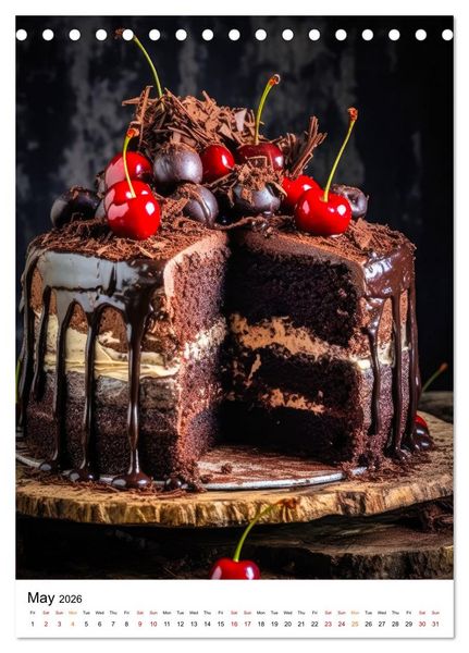 Produktbild: Cake Heaven (Desk Calendar 2026 DIN A5 portrait), CALVENDO 12 Month DeskCalendar