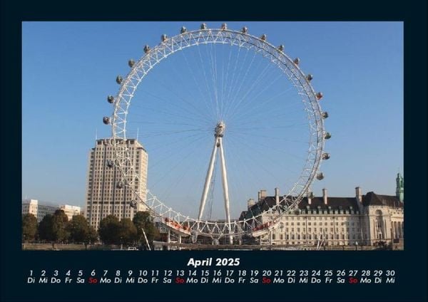 Produktbild: London 2025 Fotokalender DIN A4