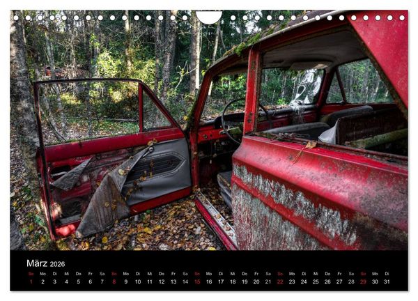 Produktbild: Autos, abgestellt und vergessen (Wandkalender 2026 DIN A4 quer), CALVENDO Monatskalender