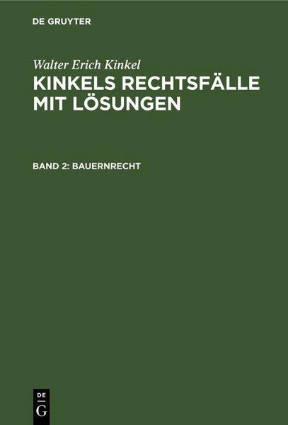 Produktbild: Bauernrecht