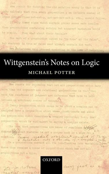 Produktbild: Wittgenstein's Notes on Logic