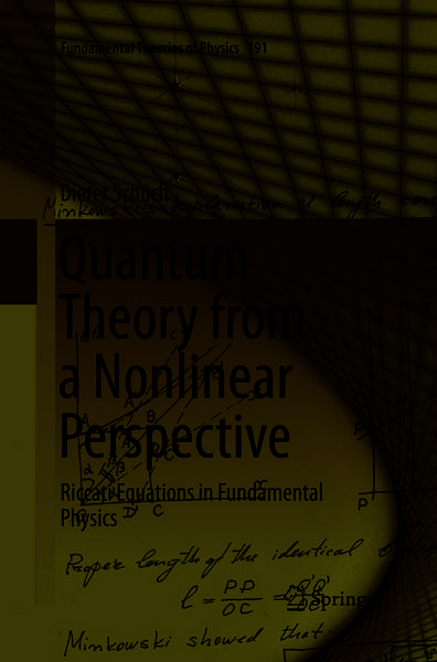 Produktbild: Quantum Theory from a Nonlinear Perspective
