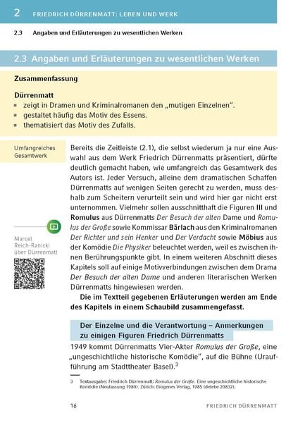 Produktbild: Der Besuch der alten Dame - Textanalyse und Interpretation