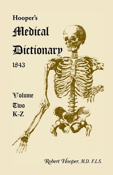Produktbild: Hooper's Medical Dictionary 1843. Volume 2, K-Z