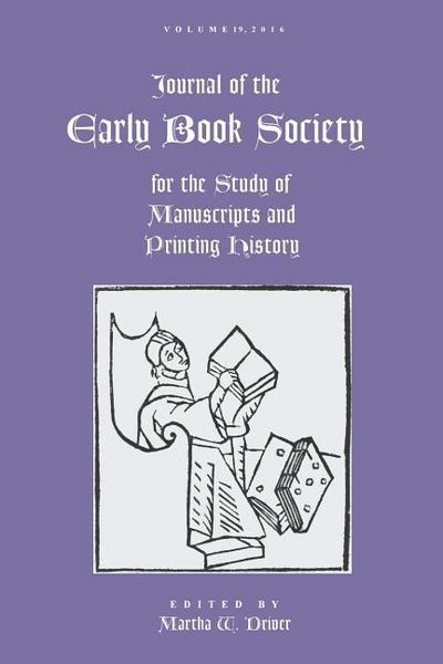 Produktbild: Journal of the Early Book Society Vol 19