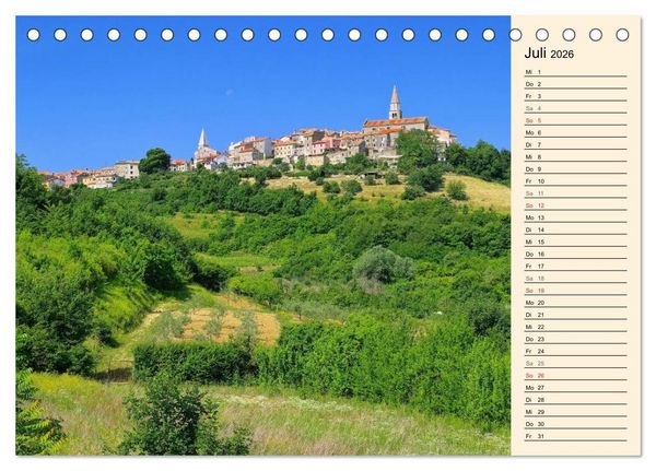 Produktbild: Istrien (Tischkalender 2026 DIN A5 quer), CALVENDO Monatskalender