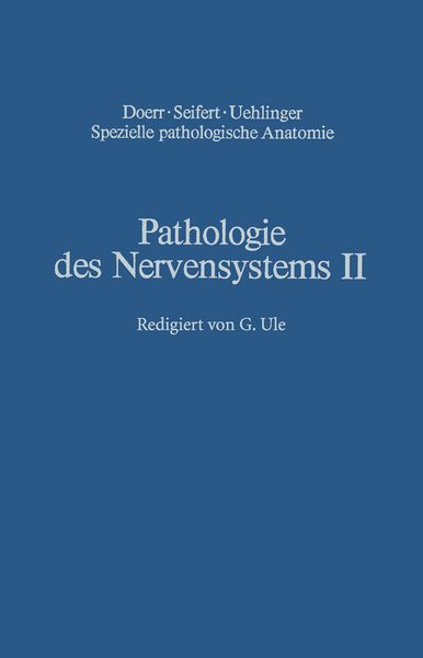 Pathologie des Nervensystems II, Taschenbuch von H. Berlet , H. Noetzel , G. Quadbeck , W. Schlote , H. P. Schmitt, Springer Berlin, 9783642511554