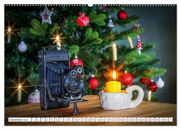 Produktbild: Alte Fotoapparate, Augenzeugen der Zeit (Wandkalender 2026 DIN A2 quer), CALVENDO Monatskalender