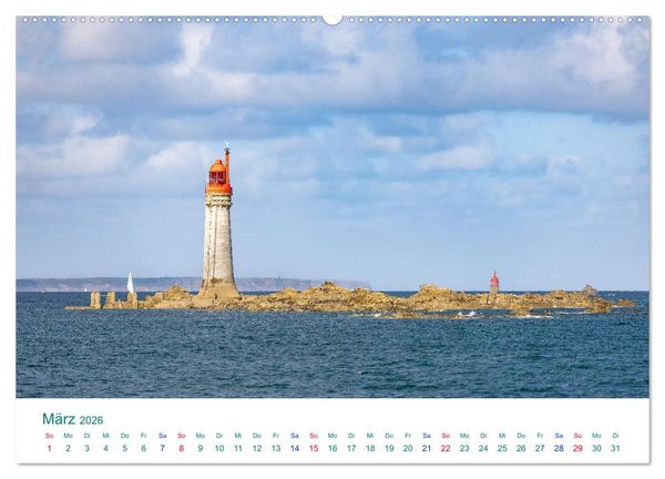 Produktbild: Smaragdk&uuml;ste C&ocirc;te d'&Eacute;meraude. Der malerische Norden der Bretagne (hochwertiger Premium Wandkalender 2026 DIN A2 quer), Kunstdruck in Hochglanz
