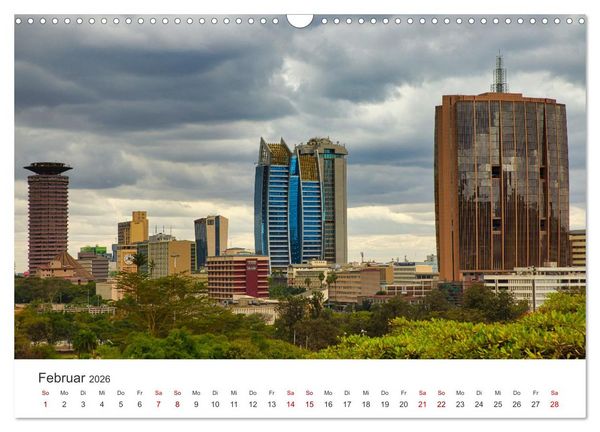Produktbild: Kenia - Eine Entdeckungsreise durch das Land im Osten Afrikas (Wandkalender 2026 DIN A3 quer), CALVENDO Monatskalender