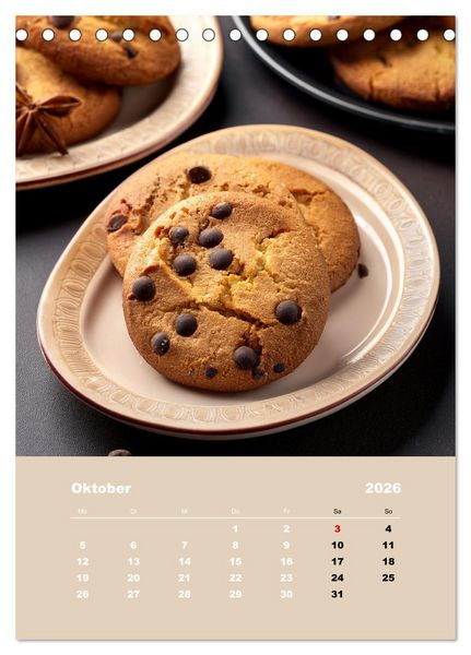 Produktbild: S&uuml;&szlig;e Vielfalt &ndash; Monat f&uuml;r Monat (Tischkalender 2026 DIN A5 hoch), CALVENDO Monatskalender