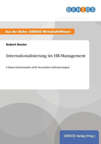 Produktbild: Internationalisierung im HR-Management
