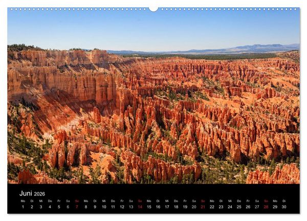 Produktbild: USA - Southwest (Wandkalender 2026 DIN A2 quer), CALVENDO Monatskalender