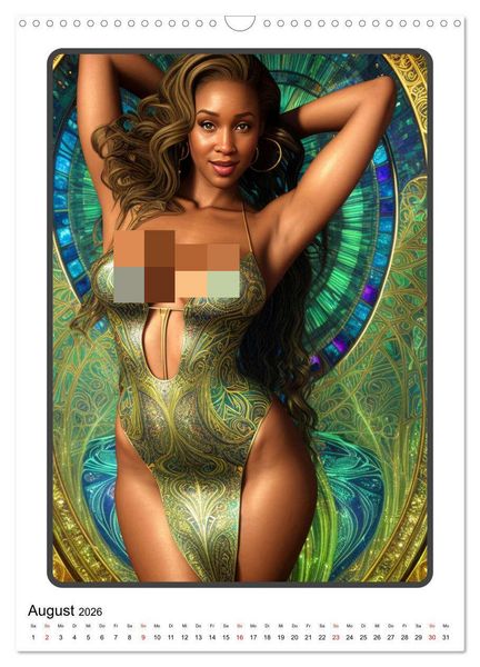 Produktbild: Modefantasien (Wandkalender 2026 DIN A3 hoch), CALVENDO Monatskalender