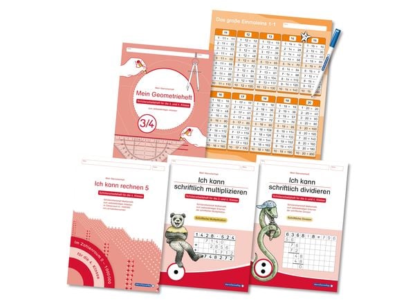 Produktbild: Meine Lernbox 4 - Mathematik - Fit f&uuml;r das 4. Schuljahr