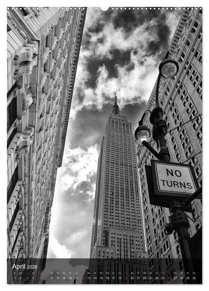 Produktbild: New York - The Big Apple (hochwertiger Premium Wandkalender 2026 DIN A2 hoch), Kunstdruck in Hochglanz
