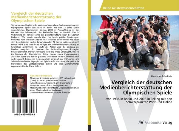 Produktbild: Vergleich der deutschen Medienberichterstattung der Olympischen Spiele