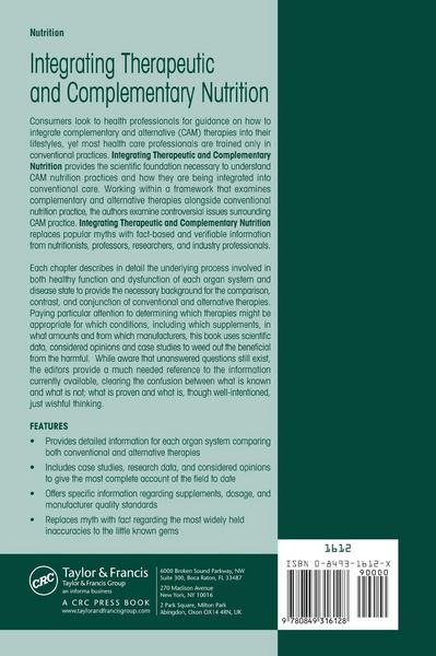 Produktbild: Integrating Therapeutic and Complementary Nutrition