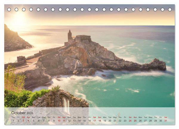 Produktbild: Beautiful Seascapes (Desk Calendar 2026 DIN A5 landscape), CALVENDO 12 Month DeskCalendar