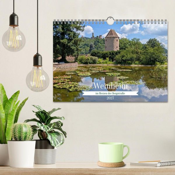 Produktbild: Weinheim im Herzen der Bergstra&szlig;e (Wandkalender 2027 DIN A4 quer), CALVENDO Monatskalender
