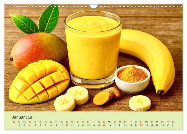 Produktbild: Gesunde Smoothies (Wandkalender 2026 DIN A3 quer), CALVENDO Monatskalender