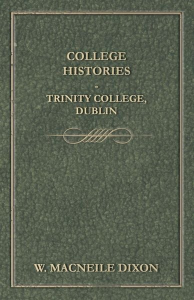 Produktbild: College Histories - Trinity College, Dublin
