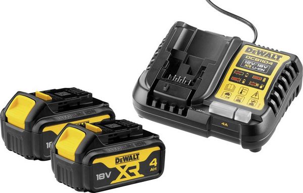 DEWALT Akkupack-Ladegerät DCB1104M2-QW inkl. 2. Akku