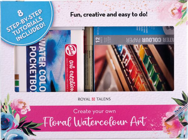 Produktbild: Blumen Aquarell Set