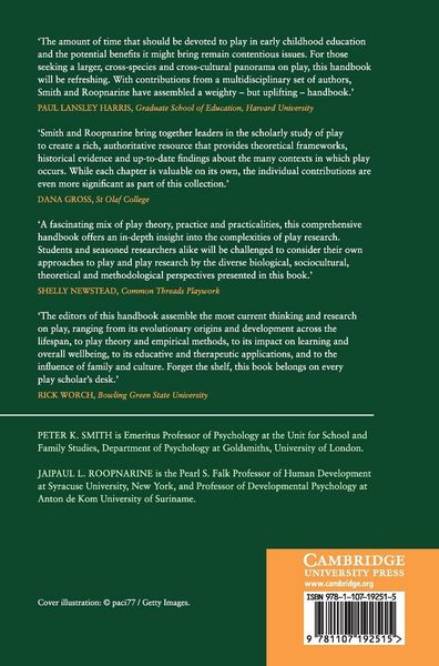 Produktbild: The Cambridge Handbook of Play