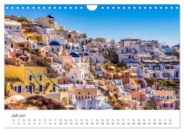 Produktbild: Griechenland - Eine Reise durch das Land der Antike. (Wandkalender 2027 DIN A4 quer), CALVENDO Monatskalender