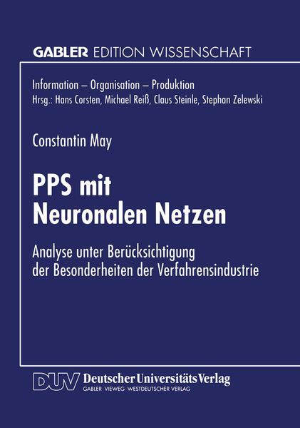 Produktbild: PPS mit Neuronalen Netzen