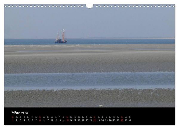 Produktbild: Wunderbare Nordsee (Wandkalender 2026 DIN A3 quer), CALVENDO Monatskalender