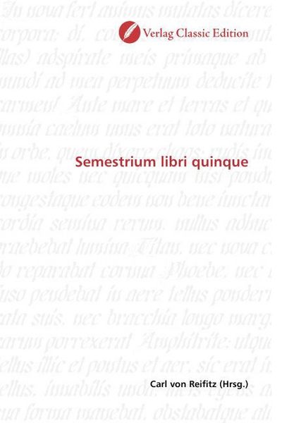 Produktbild: Semestrium libri quinque