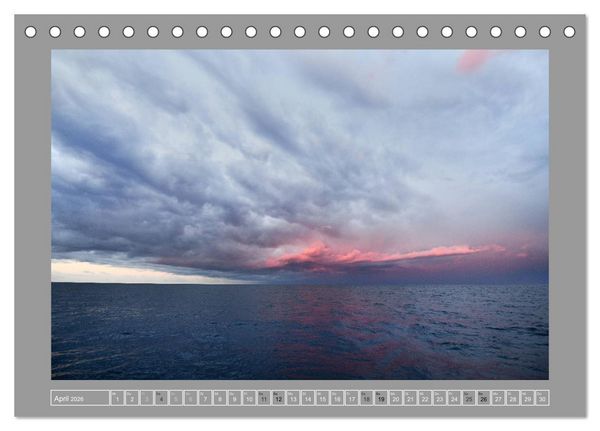 Produktbild: Nur Himmel und Meer (Tischkalender 2026 DIN A5 quer), CALVENDO Monatskalender