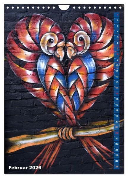 Produktbild: London - Hotspot der Street Art (Wandkalender 2026 DIN A4 hoch), CALVENDO Monatskalender