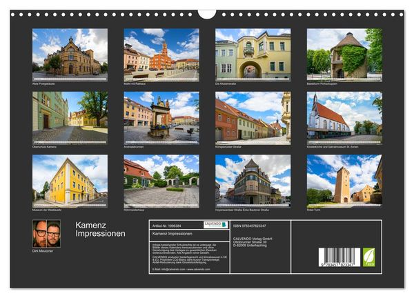 Produktbild: Kamenz Impressionen (Wandkalender 2026 DIN A3 quer), CALVENDO Monatskalender