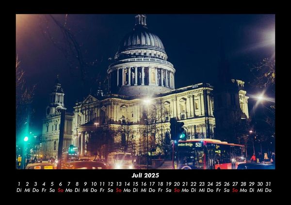 Produktbild: Londons sch&ouml;nste Seiten 2025 Fotokalender DIN A3