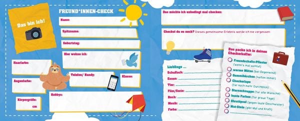 Produktbild: Der ultimative Freundschafts-Check &ndash; Das Freundealbum von Checker Tobi und Checkerin Marina