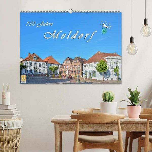 Produktbild: 750 Jahre Meldorf (Wandkalender 2026 DIN A2 quer), CALVENDO Monatskalender