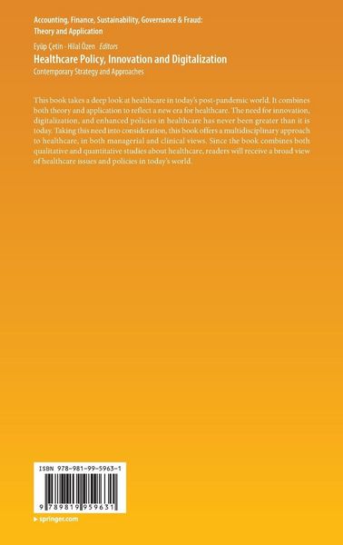 Produktbild: Healthcare Policy, Innovation and Digitalization