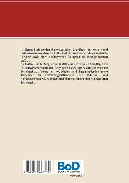 Produktbild: Kosten- und Leistungsrechnung kompakt