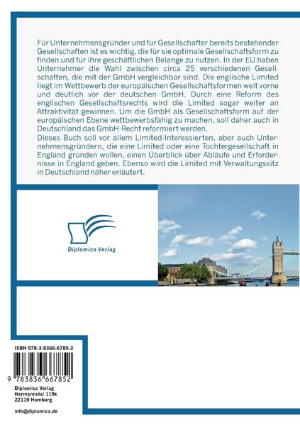 Produktbild: Die rechtlichen Verh&auml;ltnisse der englischen Private Company Limited by Shares