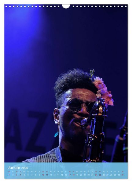 Produktbild: Jazz - Zwischen den T&ouml;nen (Wandkalender 2026 DIN A3 hoch), CALVENDO Monatskalender